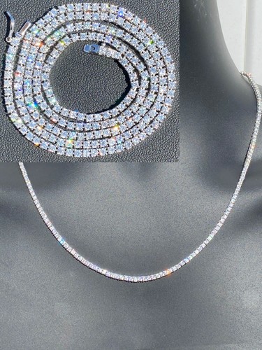 Collar diamantes plata 925 - de,